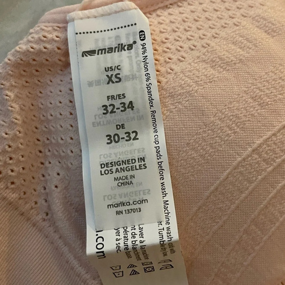 MARIKA Ruby Sports Bra, LOTUS PINK / XS, NWT - Picture 11 of 11